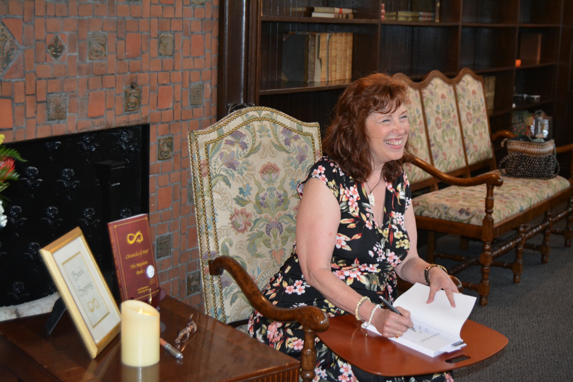 book launch party signing