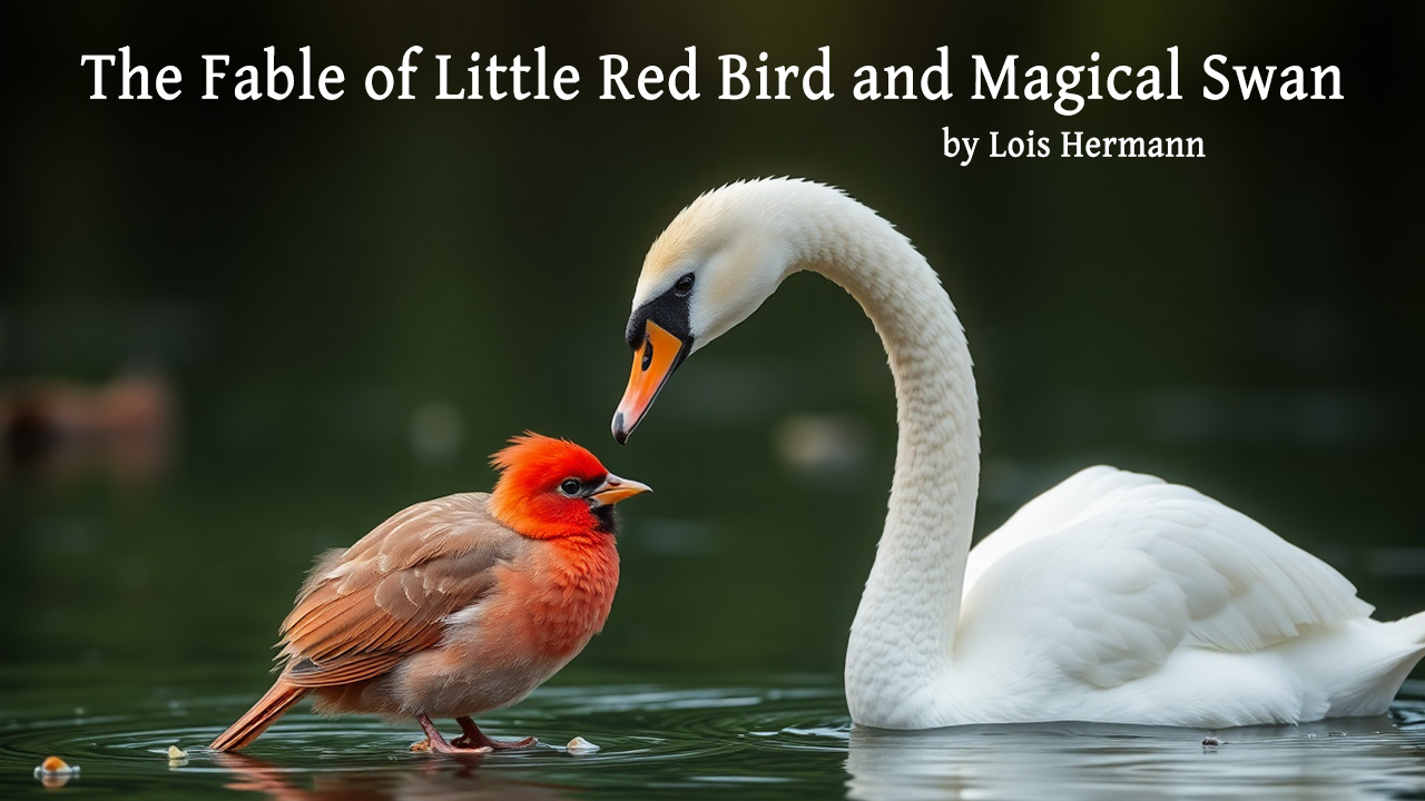 The Inspiring Fable of Little Red Bird and the Magical Swan